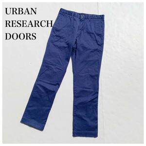 URBAN RESEARCH DOORS アーバンリサーチドアーズ メンズ パンツ ズボン サイズ38 古着 ネイビー 紺 M相当 スラックス カラーパンツ 春