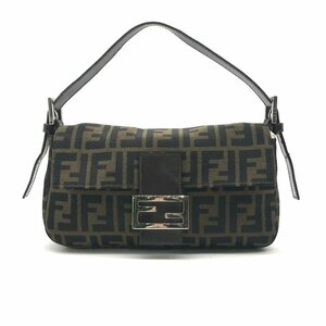 FENDI フェンディ ズッカ マンマ ハンド バッグ ブラウン 良品 k1133