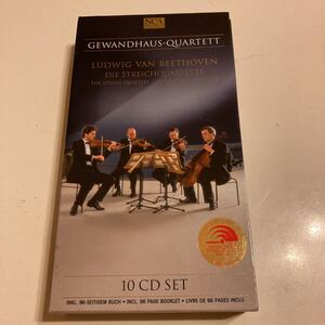 10枚組 Gewandhaus-Quartett - Ludwig van Beethoven Die Streichquartette The String Quartets - Les Quatuors Cordes ベートーヴェン