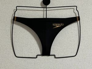 カスタム 改造 極細 ハイレグ Tバック SPEEDO スピード FASTSKIN XT-W SD76A06 Mサイズ GD ブラック 黒 競泳水着 競パン 裏地なし