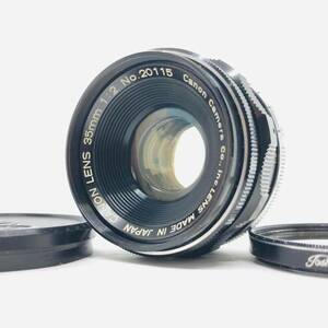 ★極上品★ Canon CANON LENS 35mm F2 単焦点 広角レンズ ライカ L39 Lマウント　＃224