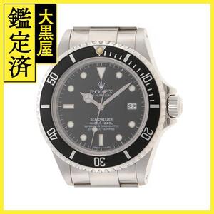 U番　ROLEX　ロレックス　16600　シードゥエラー　ブラック文字盤　ステンレススチール　並行　メンズ　腕時計【200】C