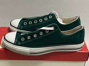 CONVERSE SUEDE ALL STAR J OX MADE IN JAPAN(GREEN,US7.5/26cm) コンバース スエード オールスター J OX 日本製 グリーン