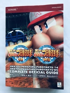 実況パワフルプロ野球14 Wii 完全公式ガイド PS2 攻略本 初版 Jikkyou Pawafuru Puroyakyu Complete Official Guide PS2 Strategy Book