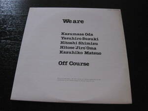 LPレコード オフコース We are