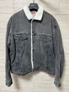 80s Levis デニムボアジャケット ブラック