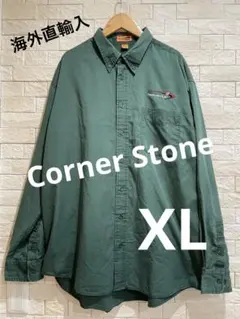 Corner Stone コーナーストーン　メンズ　ワークシャツ　サイズXL