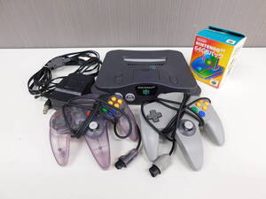 Nintendo64 本体 コントローラー GBパック 3点セット 動作未確認 ジャンク品 任天堂 ニンテンドー64 ゲーム機 おもちゃ 激安1円スタート