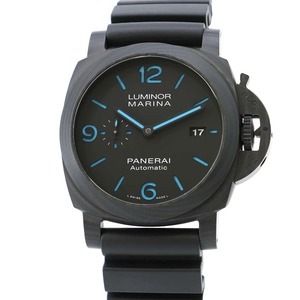 ★パネライ ルミノール マリーナ カーボテック W番 PAM01661 PANERAI 腕時計 黒文字盤 【安心保証】