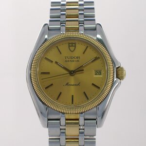 ■ 1円 ～ 中古品 ■ TUDOR チューダー ■ モナーク 15733 ■ クォーツ 金 ゴールド コンビ ボーイズ メンズ チュードル ビンテージ