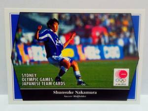 ★2000年シドニーオリンピックＪＯＣ日本代表選手団トレカ★中村俊輔★U23男子サッカー★UPPER DECK1999★横浜FCマリノス磐田セルティック