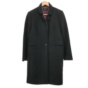 Paul Smith BLACK ポールスミスブラック カシミヤ混ウールチェスターコート ブラック 40 ITA0IMU2J1Y6