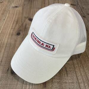 RRL “Trucker Cap” トラッカー メッシュ キャップ 帽子 白 ホワイト ワーク Ralph Lauren ヴィンテージ