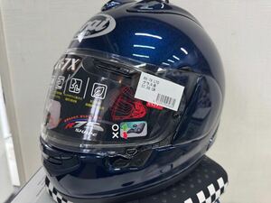 arai rx7x 青5758Mサイズヘルメット新品未使用送料無料 