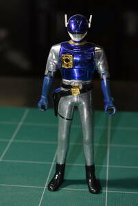 Qo094 vintage metal heroes blue swat figure ブルースワット フィギュア ゆうメール 60size