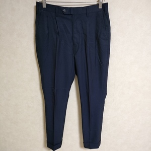 4-0901G△nonnative TRAVELER ANKLE CUT SLACKS NN-P2724 サイズ0 パンツ ネイビー ノンネイティブ F96896