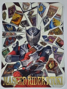 ☆2006年　仮面ライダー21作品 フルメタリックカードコレクション　№P-05　ポストカード　『仮面ライダー龍騎』　　Carddass