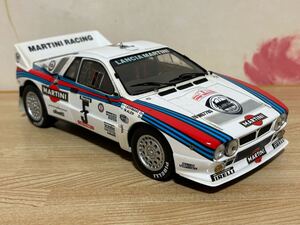 送料無料 1/18 京商 ランチア 037 マルティーニ ラリーカー レストアやカスタムベースに ジャンク ミニカー KYOSHO LANCIA MARTINI RALLY