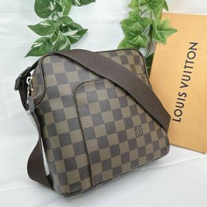 n550 1円 LOUIS VUITTON ルイヴィトン ショルダーバッグ ダミエ オラフPM N41442 斜めがけバッグ シリアル MI0075 男女兼用