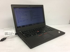 ジャンク/ LENOVO 20F5A13P00 ThinkPad X260 Intel Core i3-6100U メモリ4.1GB ストレージ無し 【K03616】