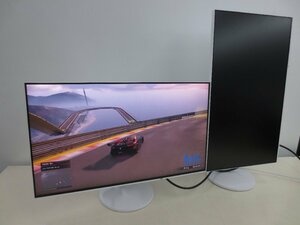 使用時間6040H美　品 ワイドモニター EIZO　FlexScan　EV2451 24インチ ワイド 横型 回転 縦型サブモニター 高さ調整