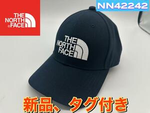 新品ノースフェイス　TNFロゴキャップ NN42242　ネイビー　ベースボールキャップ　帽子野球帽 メンズ レディースアウトドア トレッキング