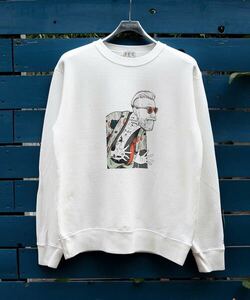 新品未使用タグ付 大人気完売 TheEndlessSummer TES KABUKISTARCREWNECKSWEAT カブキスタークルーネックスウェット ホワイトS 定価11000円