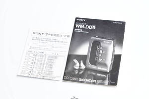 美品丨SONY WALKMAN WM-DD9 純正 取扱説明書 発送は12/20～