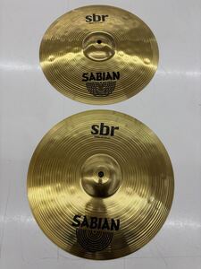 ◯SABIAN sbr hats 14”/35cm ハイハット　中古　現状