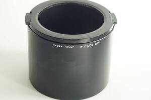 hiJ-07★ 良品★MINOLTA MD100／4 ミノルタ （New）MD100mm F4 マクロ用 メタルフード