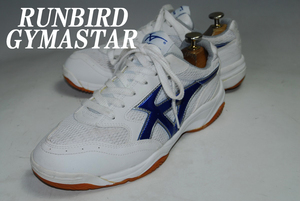 DSC6883◆驚愕の完全売り切り！他でも出品中！早い者勝ち！RUNBIRD/GYMSTAR/25㎝/ロー/白/良品/口コミ高評価！圧巻の存在感！注目の１足