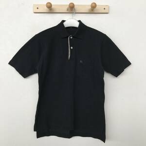 BURBERRY LONDON バーバリー メンズ ノバチェック使い 半袖ポロシャツ 三陽商会/日本製 美品 size S