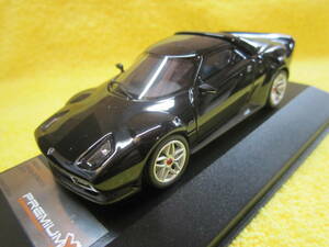 PREMIUM X PR0141 1/43 LANCIA STRATOS 2010 Biack（ニュー ランチア ストラトス