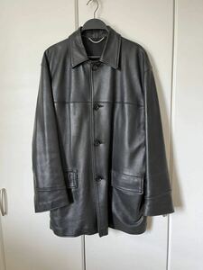 1円スタート 売り切りM WACKO MARIA ワコマリア レザー カーコート　car coat