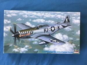 ■即決■送料350円～ 1/48 ハセガワ ノースアメリカン P-51D ムスタング 20th FG 55th FS/79th FS