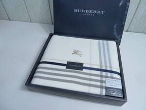 ☆彡未使用　バーバリー　ソフトコットンシーツ　綿100％　140×240ｃｍ　BURBERRY　保管品☆彡