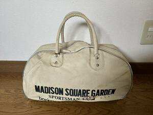 ◆MADISON SQUARE GARDEN ボストンバッグ　昔　古い　マディソン