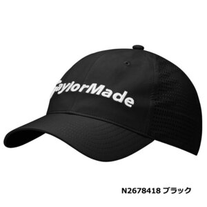 【定価3,300円】テーラーメイド ゴルフ キャップ (JE811-N2678418 ブラック) EG ライトテック 2024新作【TaylorMade 正規商品】