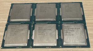 Intel core i3-4170 + Intel core i3-4130 ×5 + SAMSUNG　M378B5173QH0-CK0 4GB DDR3 ×5 セット　大阪発