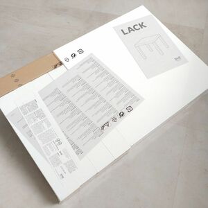 【☆新品☆未使用品☆】IKEA イケア LACK ラック サイド テーブル ホワイト 105.147.92 35cm × 35cm インテリア 家具 1円スタート MA754