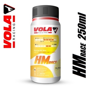 VOLA　HM RACE　リキッド　YELLOW　250ml 【auction by polvere_di_neve】液体 ワックス swix toko holmenkol snoli maplus mx lm ガリウム