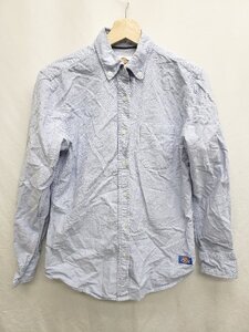 ◇ Dickies ディッキーズ × EMODA エモダ 長袖 シャツ サイズF ブルー レディース P