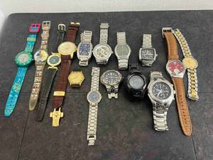 CT7047　TISSOT/syl/CITIZEN/TOMMY　HILFIGER/COGU/CONTINENTAL/Diesel/CASIO/PULSAR/ChristianDior/SWATCH/他　腕時計　15点まとめ　