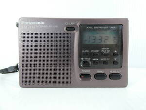 ★☆Panasonic FM/AMコンパクトラジオ RF-U05 日本製 動作品 オマケ新品電池付き☆★