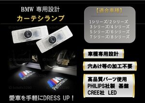 即納 BMW M Performance HD ロゴ LEDプロジェクター ドア カーテシランプ 純正交換 E92/E93/F30/F31/F34/F35/F80/F32/F33/F36/F82/F83/E60