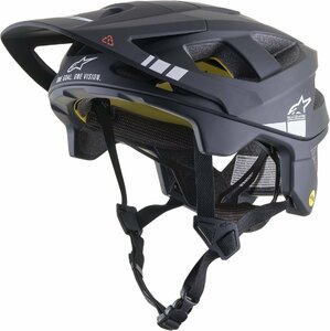 Sサイズ ブラック/ライトグレーマット - ALPINESTARS アルパインスターズ Vector Tech MIPS 自転車用 ヘルメット