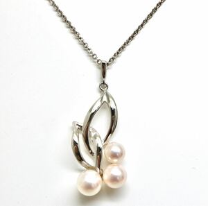 1円〜!!MIKIMOTO(ミキモト)＊アコヤ本真珠ネックレス＊ n 約3.3g 約40.5cm pearl necklace jewelry パール ジュエリー DA0/DC0 A70