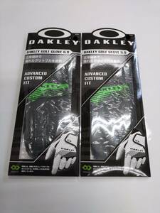 【正規品】OAKLEY（オークリー）GOLF　GLOVE　6.0　FOS900974（01G　BLACK　GEO　PRINT）24㎝　2枚組　新品　