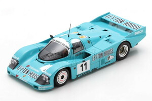 スパーク 1/43 ポルシェ 962C #11 ル・マン 24時間 1988 LEYTON HOUSE Spark PORSCHE 962C NO.11 8TH NISSEN GROHS FOUCH S9873