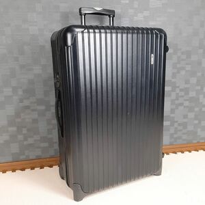 【廃盤】RIMOWA リモワ SALSA サルサ 87L 2輪 ジャンボトローリー マットブラック 艶消し黒色 チェックインL スーツケース キャリーバッグ